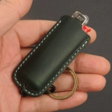 Черная кожаная маленькая зажигалка ручной работы, делается под заказ, Франция, J5, J3