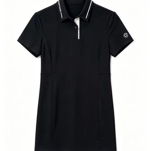 纳迪亚速干POLO领连衣裙