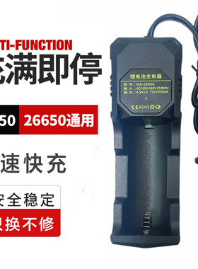 18650专用充电器多功能2A快充