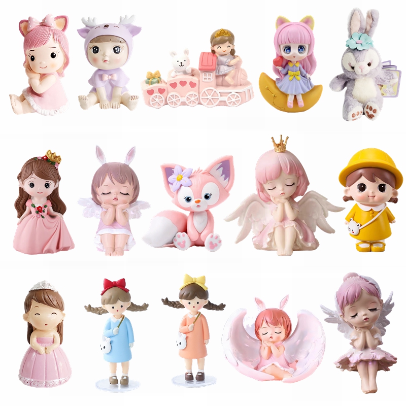 树脂星黛露安妮公主兔子配件