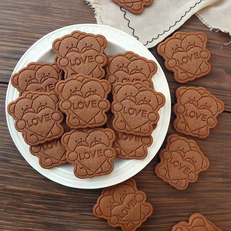 214情人节情侣小熊抱爱心love咖啡色小熊饼干烘焙蛋糕装饰插件,节庆用品/礼品,蛋糕/烘焙装饰用品,淘宝优惠券,粉丝福利购,淘宝优惠卷