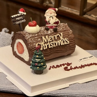 网红热卖 饰摆件木质圣诞快乐字母牌插件 圣诞节圣诞树老人蛋糕装