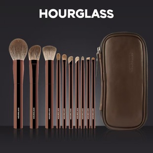 动物毛专业全套美妆工具软毛散粉刷子带刷包 Hourglass化妆刷套装