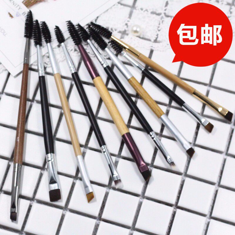 多功能双头眉刷眉粉刷螺旋睫毛刷眼线刷斜角迷你刷眉毛工具化妆刷,彩妆/香水/美妆工具,化妆刷,淘宝优惠券,粉丝福利购,淘宝优惠卷