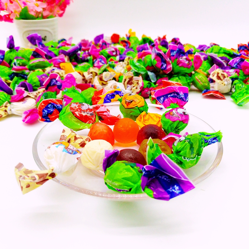 喜糖俄罗斯混搭夹心水晶橡皮糖