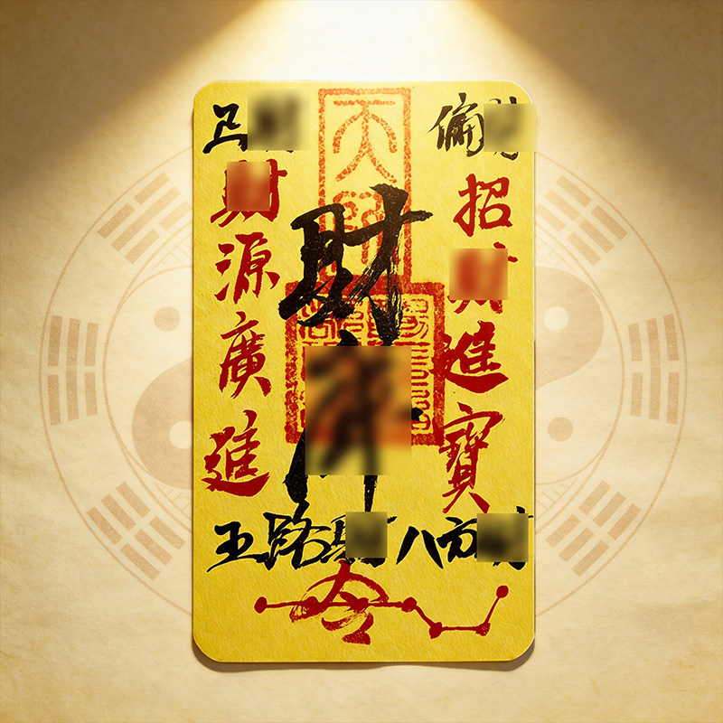 龙虎山法物流通处直发2026年财ku进宝诸事皆宜顺利贴纸