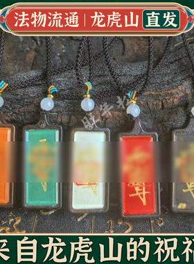 龙虎山天然雷击木紫薇五行吊坠玉化枣木文玩师傅手绘挂件饰品
