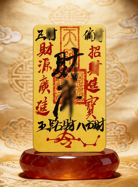 龙虎山法物流通处直发2026年财ku进宝诸事皆宜顺利手机贴纸
