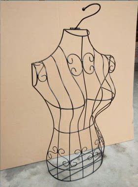 铁艺模特半边服装道具衣架