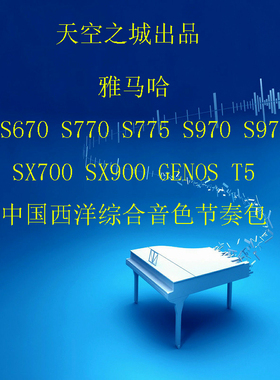 雅马哈 S670775975 SX600700 SX900 T5 GENOS 综合音色节奏扩展包