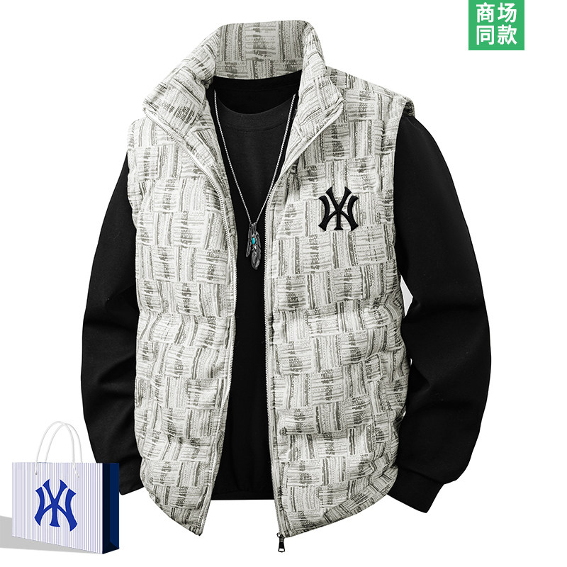 奥莱专场 | 格纹棉马甲男士2026新款立领背心冬季外穿加厚外套男,男装,常规马甲,淘宝优惠券,粉丝福利购,淘宝优惠卷