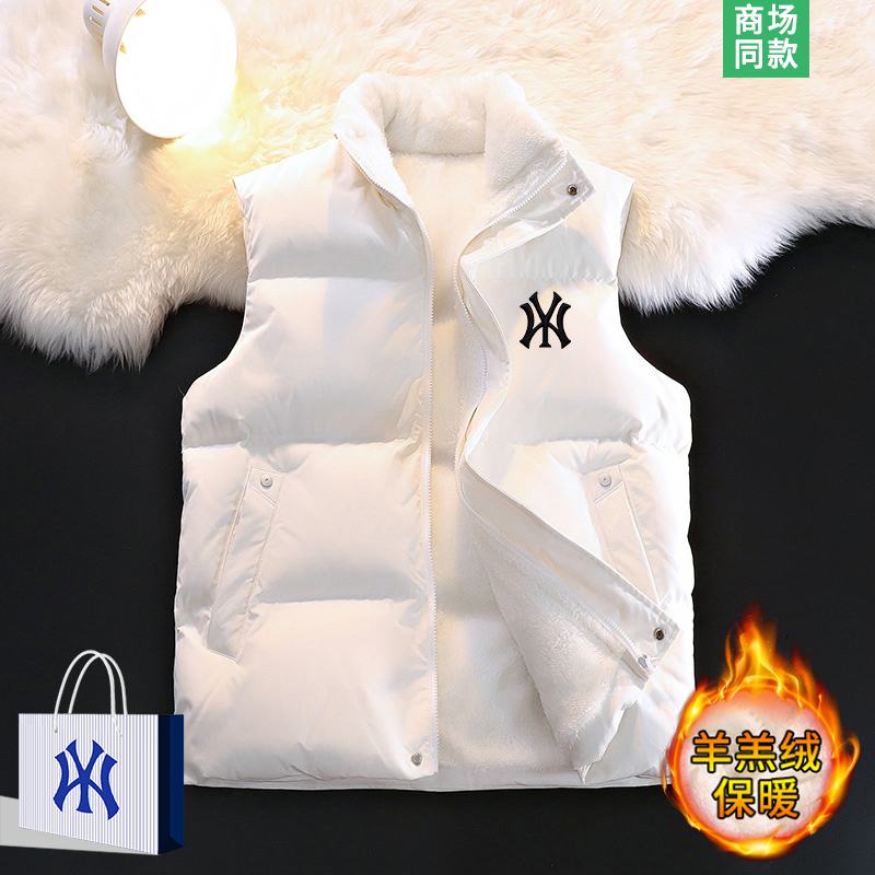 棉马甲男士羊羔绒加厚外套
