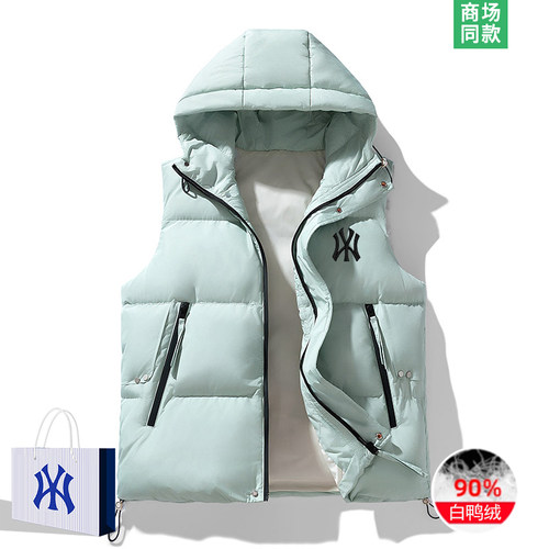 连帽羽绒马甲男士防寒服外套