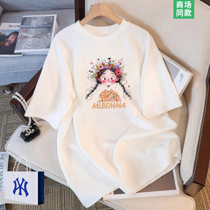 夏季新款潮牌女生短袖t恤
