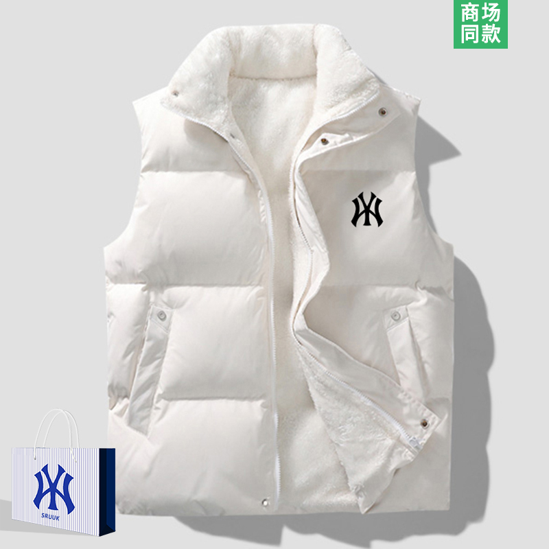 棉马甲男款加绒保暖背心