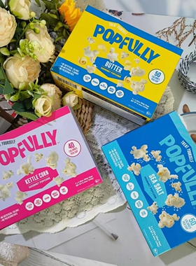 Popfully/MagicTime魔法时光美国进口黄油/甜咸/海盐味微波爆米花