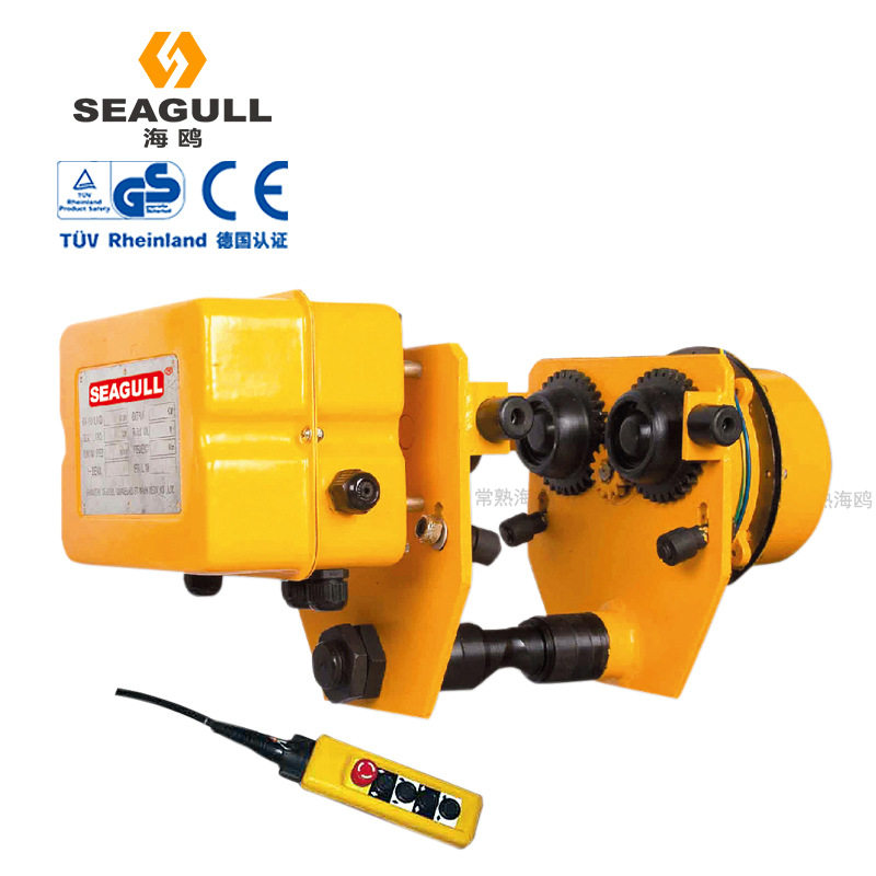 1t-5t电动滑轮行走手推单轨小车工字钢葫芦跑车微型电动滑车