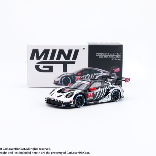 MINIGT 1143# 1:64 保时捷911GT3化骨龙万圣节 仿真合金汽车模型