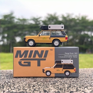 MINIGT 1144# 1:64 揽胜初代 骆驼杯苏门答腊冠军合金汽车模型