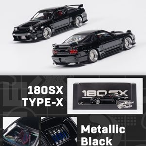 MT 1:64大灯可翻改装版尼桑S13 Silvia 180SX Type X汽车模型