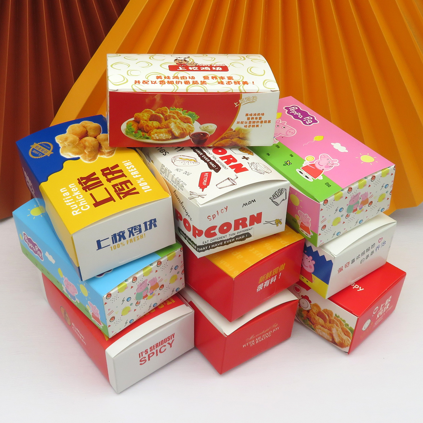 上校鸡块盒无异味食品级