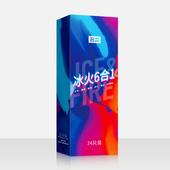 包邮 名流 激情6合1避孕套 24只装 冰火薄颗粒螺纹安全套成人用品