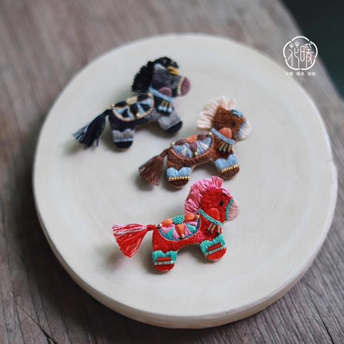 花暖DIY刺绣原创设计ins可爱钉珠