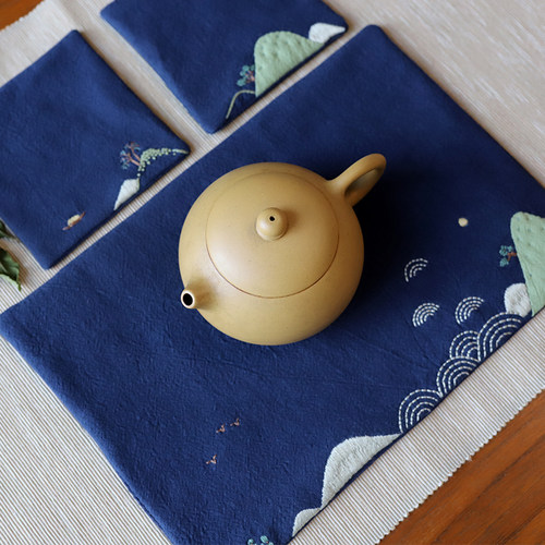 花暖富春山居图山水diy手工刺绣