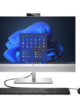 惠普HP EliteOne 870 G9 AIO 27英寸 2K高端一体机电脑  银色