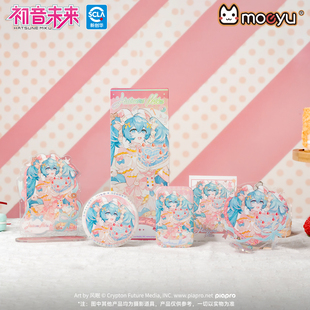 moeyu初音未来甜梦未来系列徽章拍立得亚力克立牌挂件镭射票周边