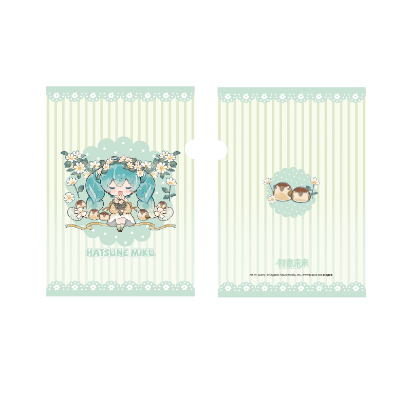 初音未来未来知节气L型文件夹miku可爱秋季节气文件夹