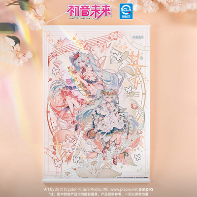 初音未来39镜遇春的协奏曲系列挂画书房卧室宿舍装饰画二次元周边