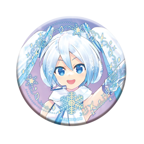 初音未来 VOCALOID  SNOWMIKU SKY TOWN 闪亮徽章吧唧谷子周边