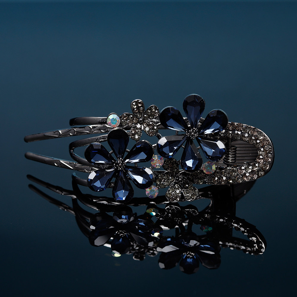 民匠工坊金属三齿鸭嘴夹妈妈盘发