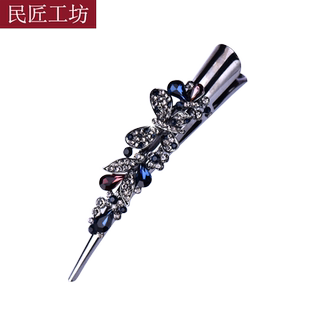 长发夹盘头发夹子抓夹成人盘发夹顶夹一字夹大号鸭嘴气质简约百搭