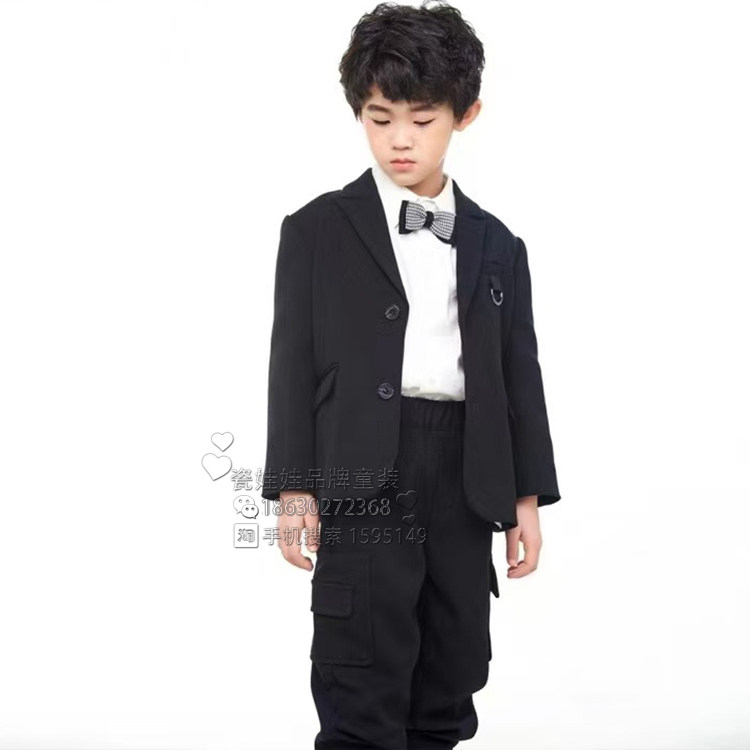 HO柏惠信子男童秋冬韩版时尚百搭休闲西服套装衬衣HH171827231,童装/婴儿装/亲子装,西服/小西装,淘宝优惠券,粉丝福利购,淘宝优惠卷