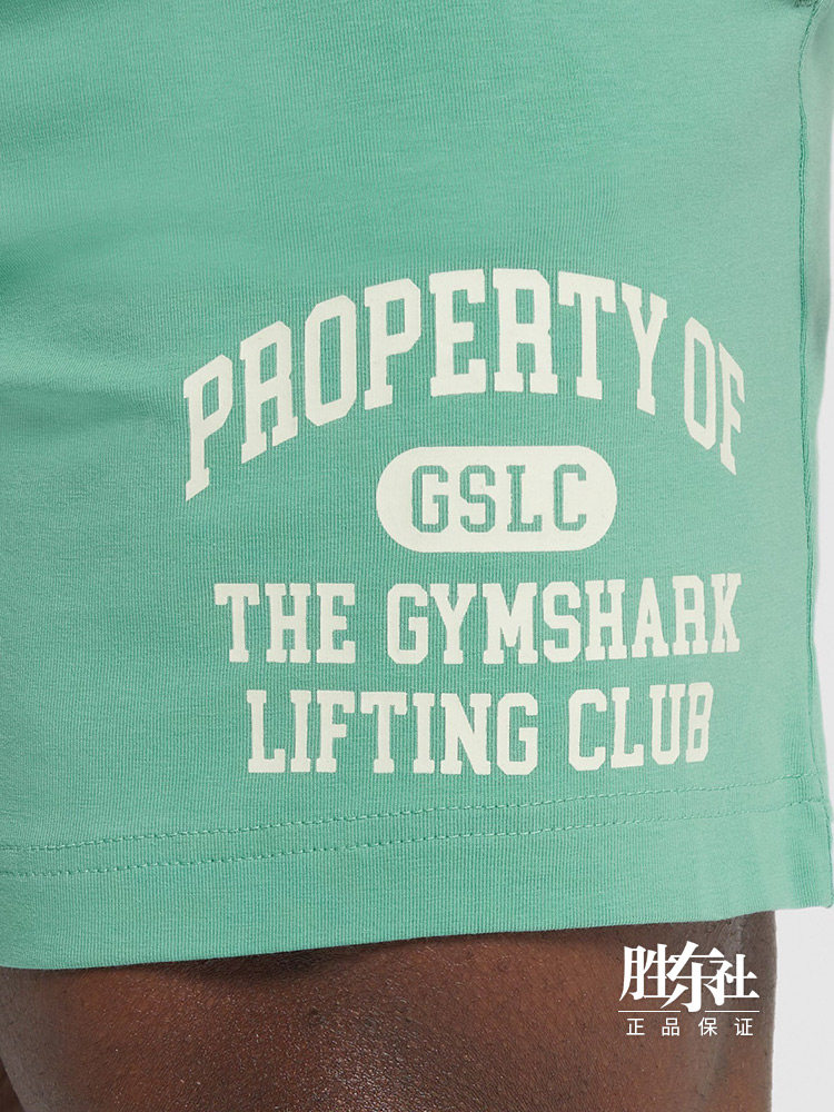 [英国GYMSHARK官网LIGHTWEIGHT JERSEY男子健身运动短裤吸湿排汗]