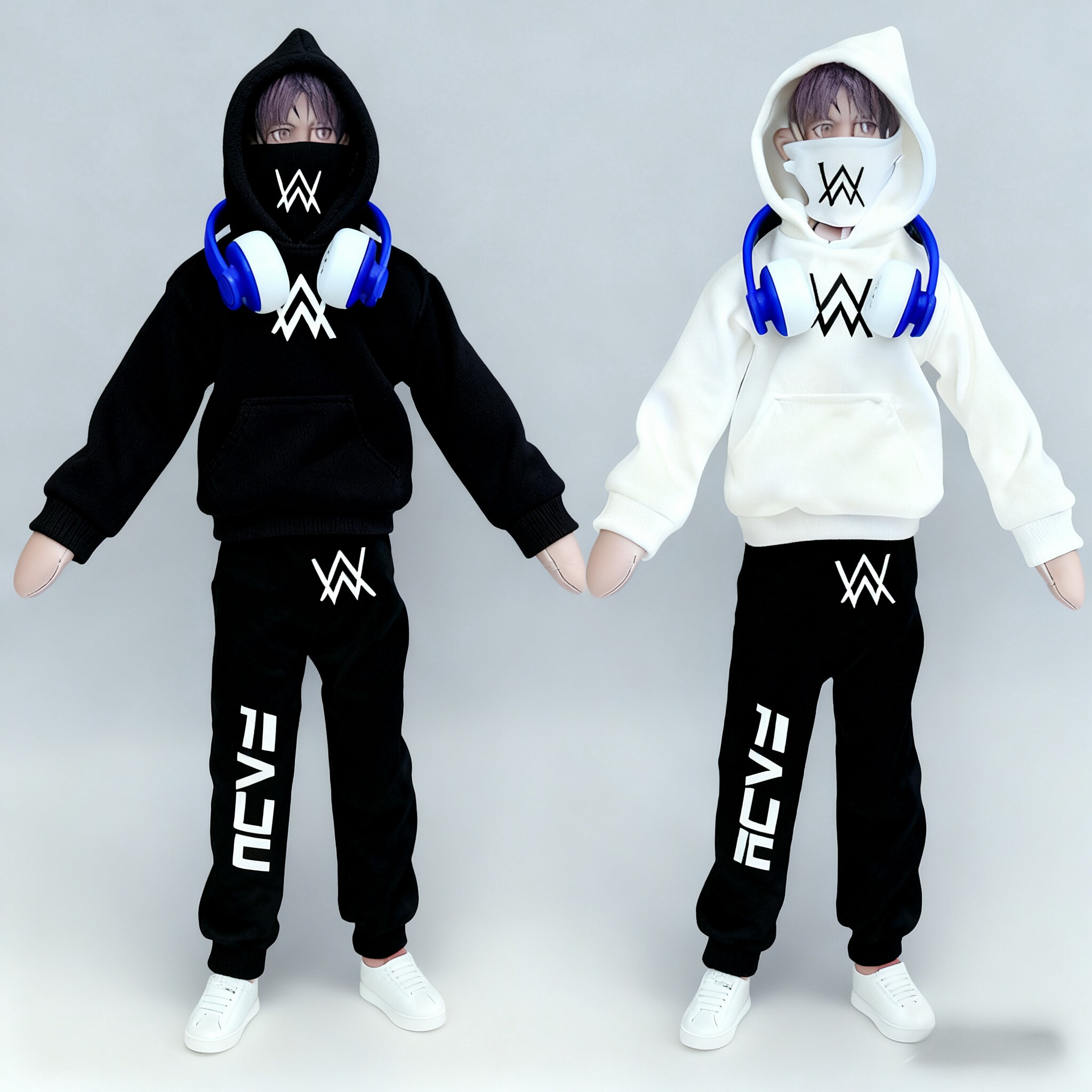 搞笑明星玩偶干抽象玩具老鼠干换装运动服休闲时装衣裤帅气男女款