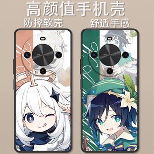 适用于华为智选Hi畅享70Plus手机壳JEY-AN00卡通动漫原神创意可爱七七派蒙香菱全包防摔高颜值定制保护套ins