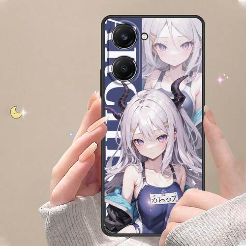 适用于vivoy37手机壳卡通动漫y37m初音全包防摔y36c时尚阿米娅创意鲨鱼娘高颜值男女款定制保护套ins风