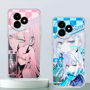 适用于红米k80至尊版手机壳卡通k80Pro透明软壳天雨亚子优香创意可爱turbo4Pro全包防摔高颜值定制保护套