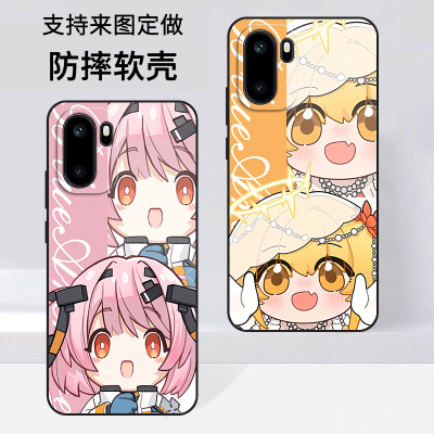 适用于一加ACE6手机壳PLQ110卡通动漫ACE6T恩雅芬妮芙提雅创意Q版可爱全包防摔高颜值男女款定制保护套ins风
