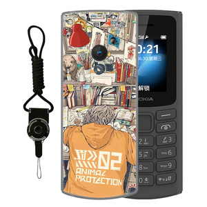 适用于老款诺基亚110 2021版4G手机壳全包卡通动漫创意时尚学生防摔新款定制硅胶软套