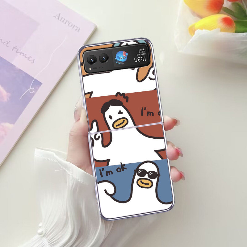 摩托罗拉motorazr40卡通防摔