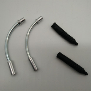 通用山地车v刹弯管胶 管手刹自行车V闸刹车器耐用钢制 修理 配件