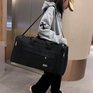 旅游包行李袋女士搬家牛津布单肩斜挎背包 超大容量手提旅行包男士
