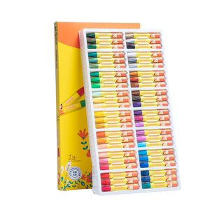 晨光油画棒蜡笔儿童安全无毒不脏手可水洗幼儿园美术专用炫彩棒24色腊笔套装36色彩绘棒小学生涂色丝滑彩色笔