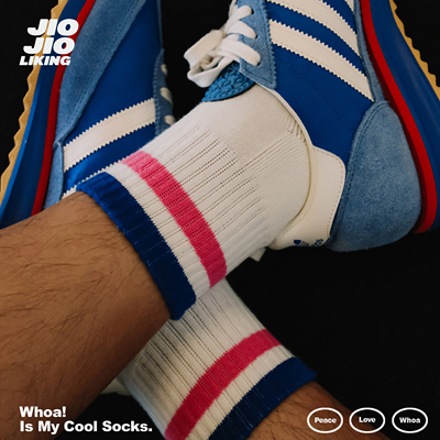 JIOJIOLIKING乔乔莱肯 原创美式复古条纹中筒袜毛巾底纯棉袜子