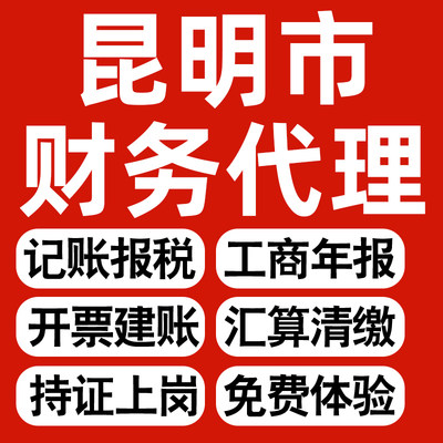 昆明企业代办记账报税公司财税年度汇算清缴代申报个体户逾期异常