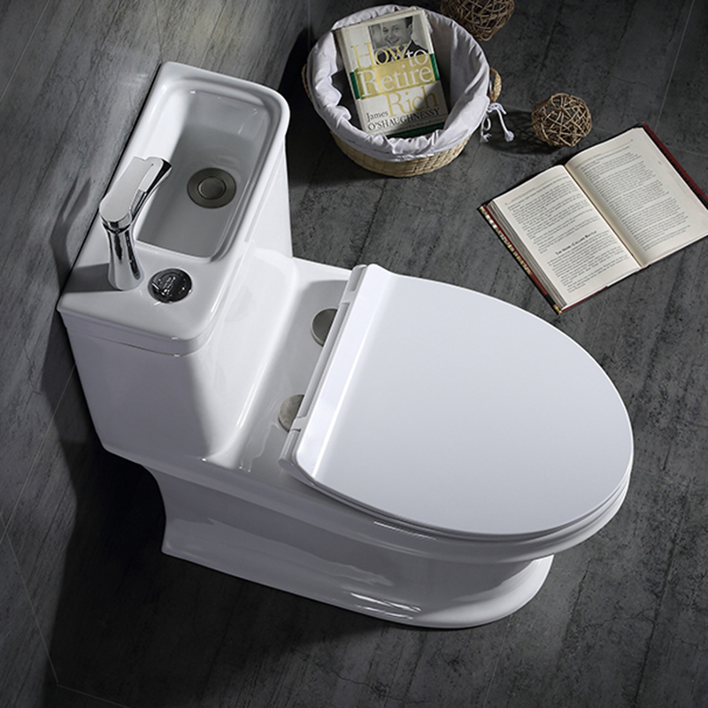 GOTD日本马桶家用节水小户型带洗手盆一体座便器洗手池一体